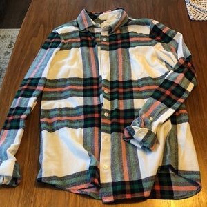 Plaid flannel shirt